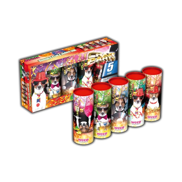 Crazy Party Tischfeuerwerk 5 Teile - Weco